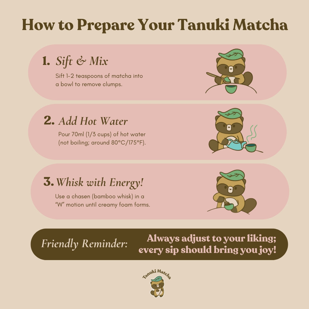 Tanuki’s Tea Restock (2 Matcha, 1 Hōjicha)