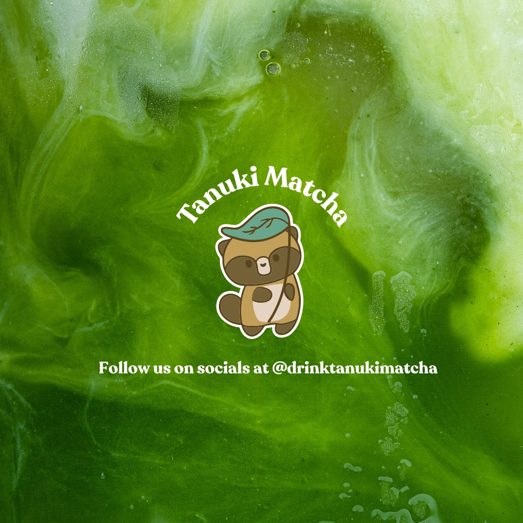 Tanuki Matcha Sticker