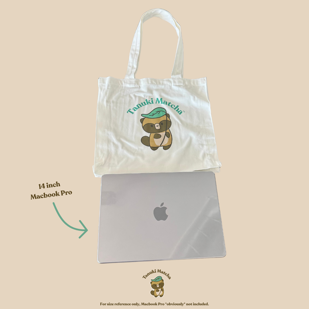 Tanuki Matcha Tote Bag