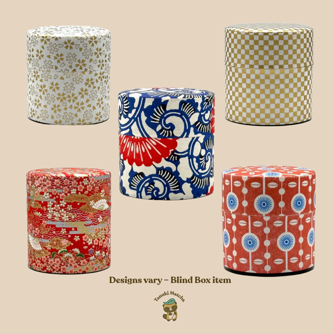 Blind Box Japanese Washi Tea Canister (Limited Small Batches!)
