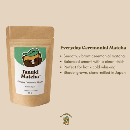 Two Ways to Tanuki Matcha (Matcha Bundle)