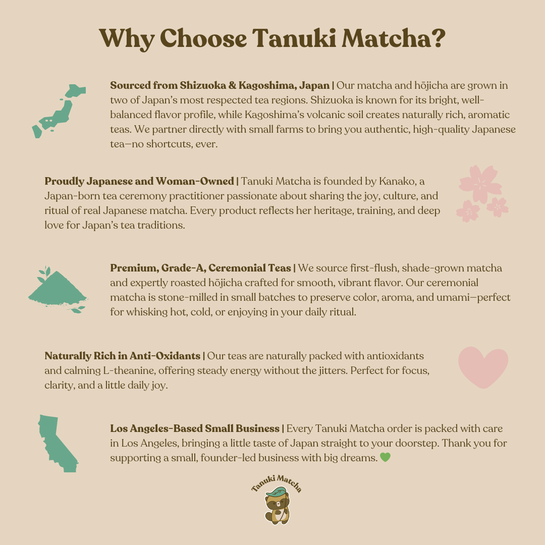 Tanuki Matcha Sticker