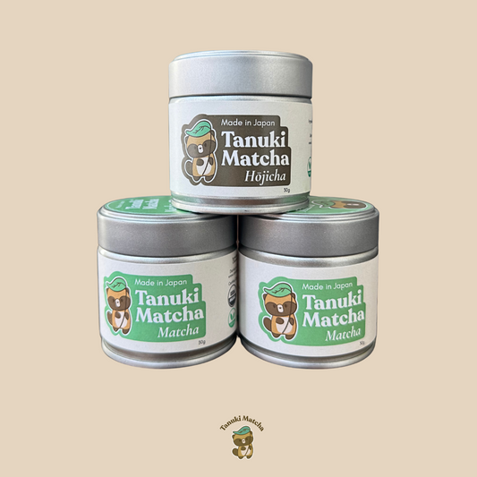 Tanuki’s Tea Restock (2 Matcha, 1 Hōjicha)
